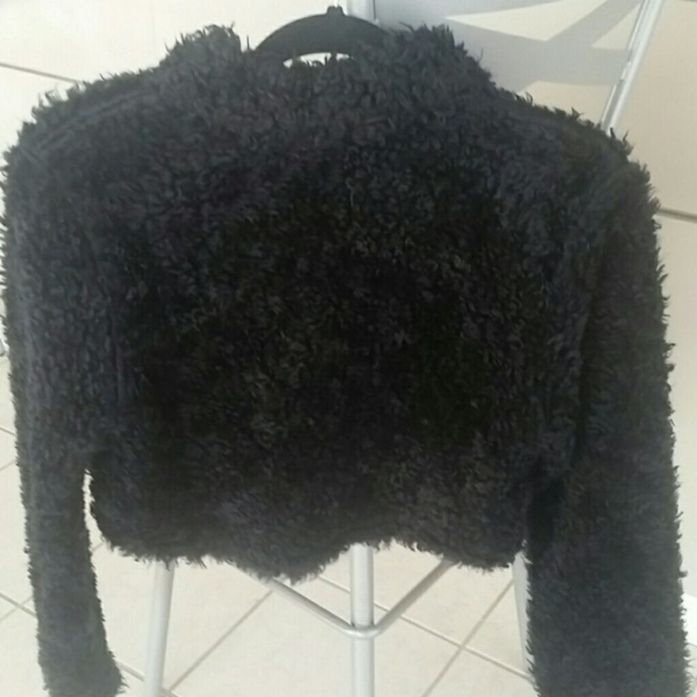 Cropped faux zip up - Picture 3 of 3